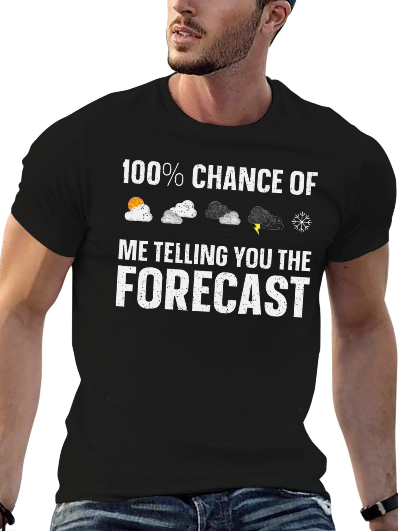 Funny Weather Forecast Graphic Tee