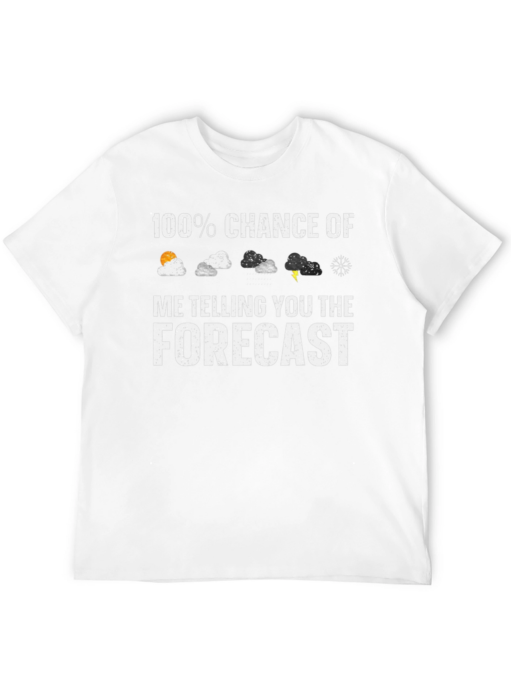 Funny Weather Forecast Graphic Tee