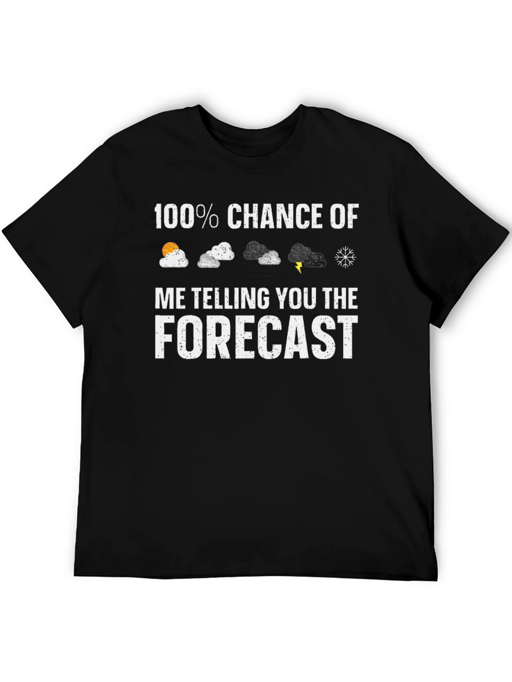 Funny Weather Forecast Graphic Tee