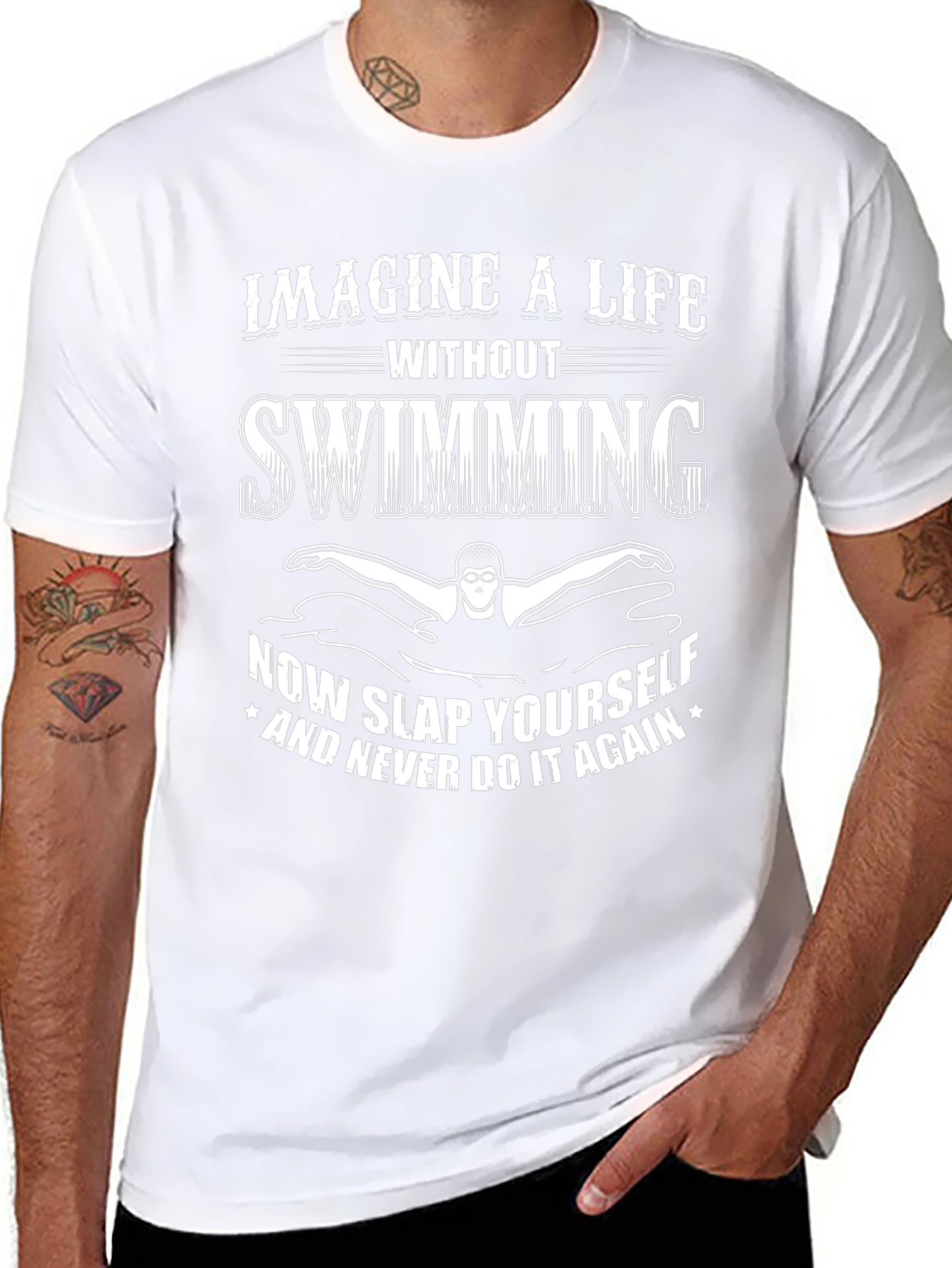Imagine Life Without Swimming T-Shirt