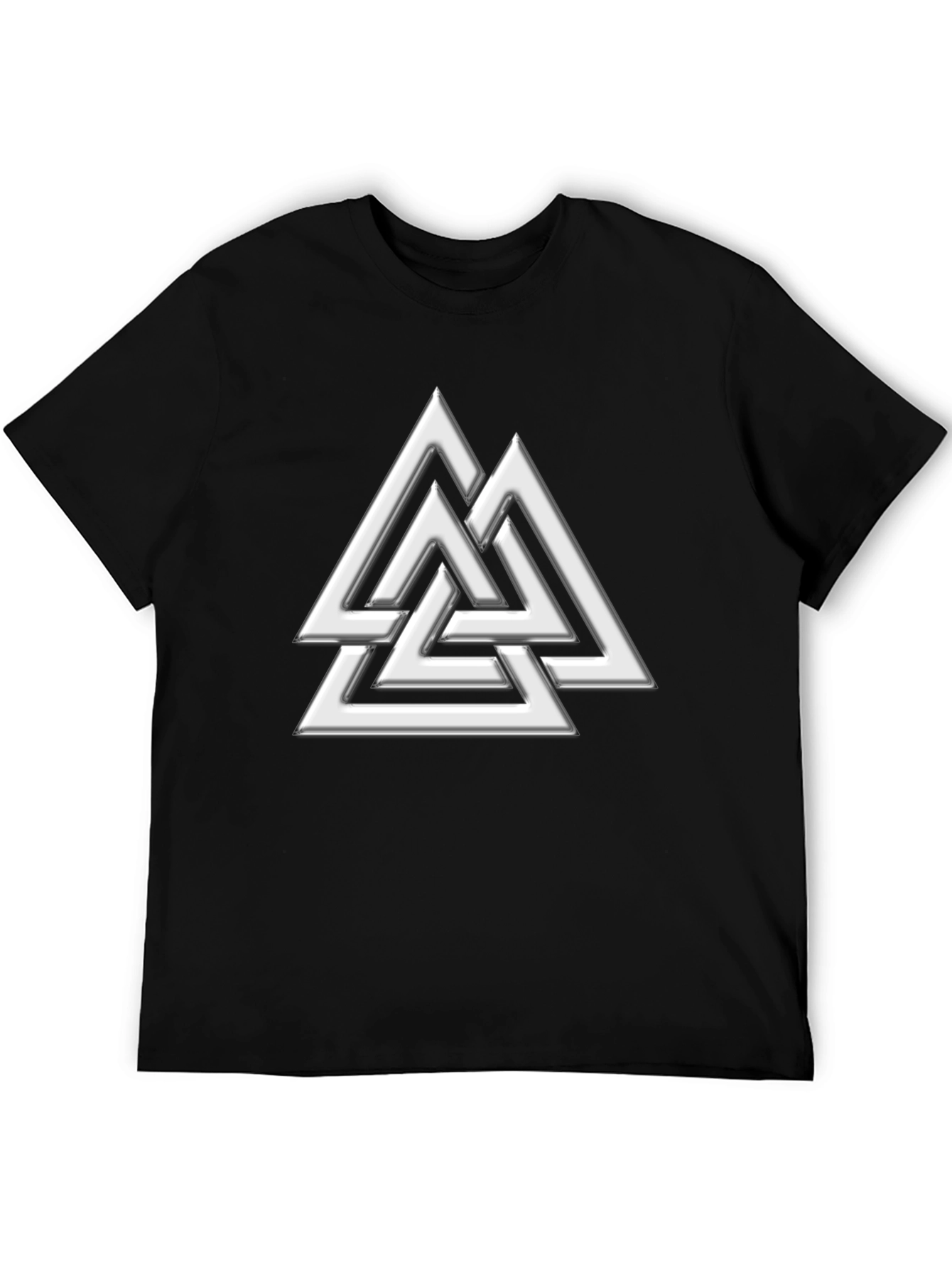 Valknut Symbol Graphic Tee - Norse Viking Design