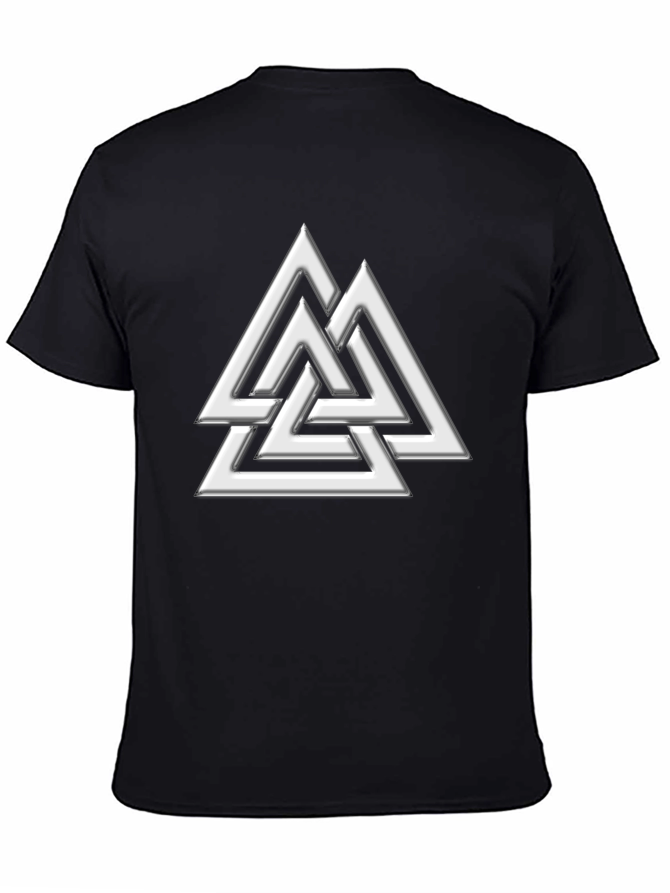 Valknut Symbol Graphic Tee - Norse Viking Design