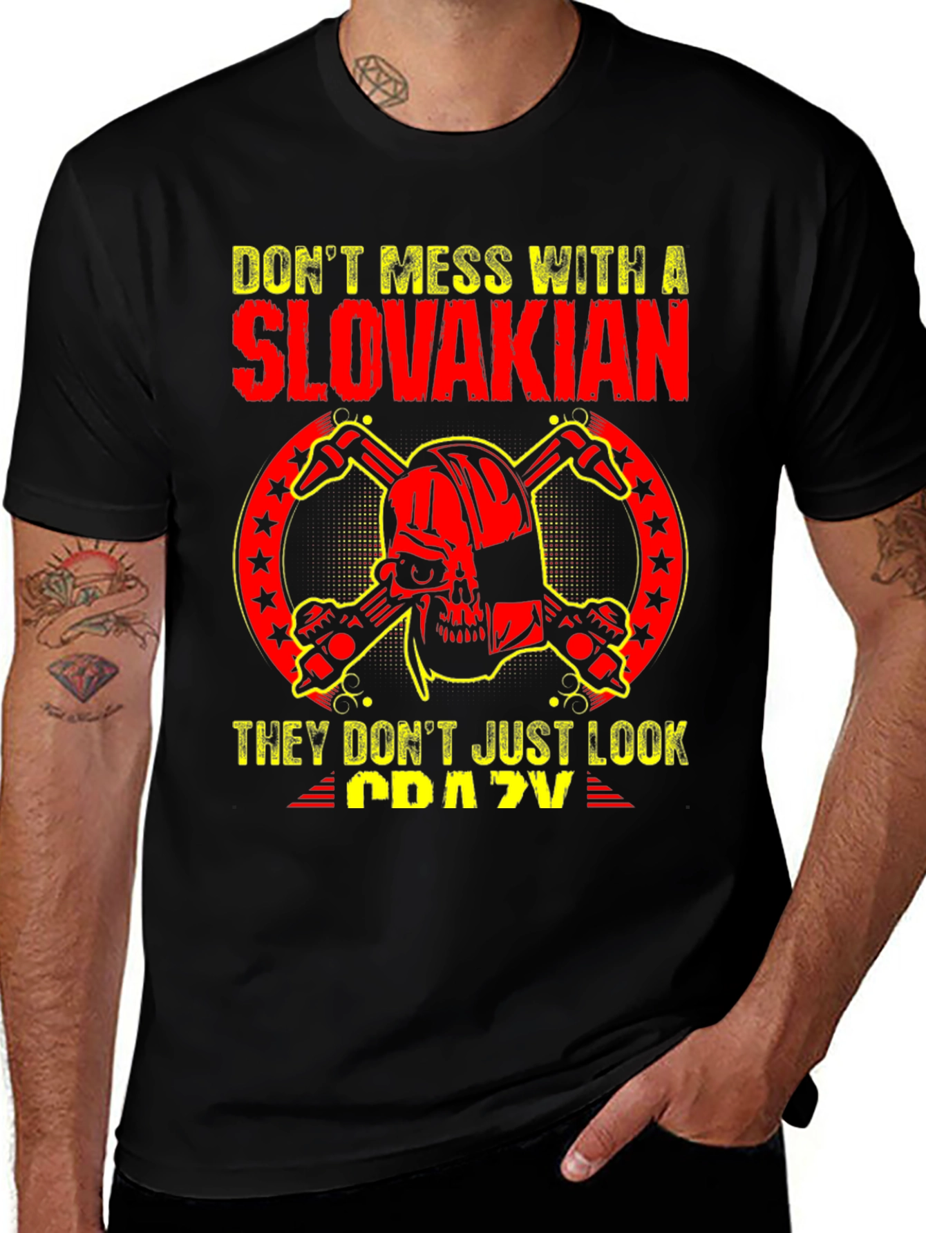 Slovakian Crazy T-Shirt - Slovak Pride