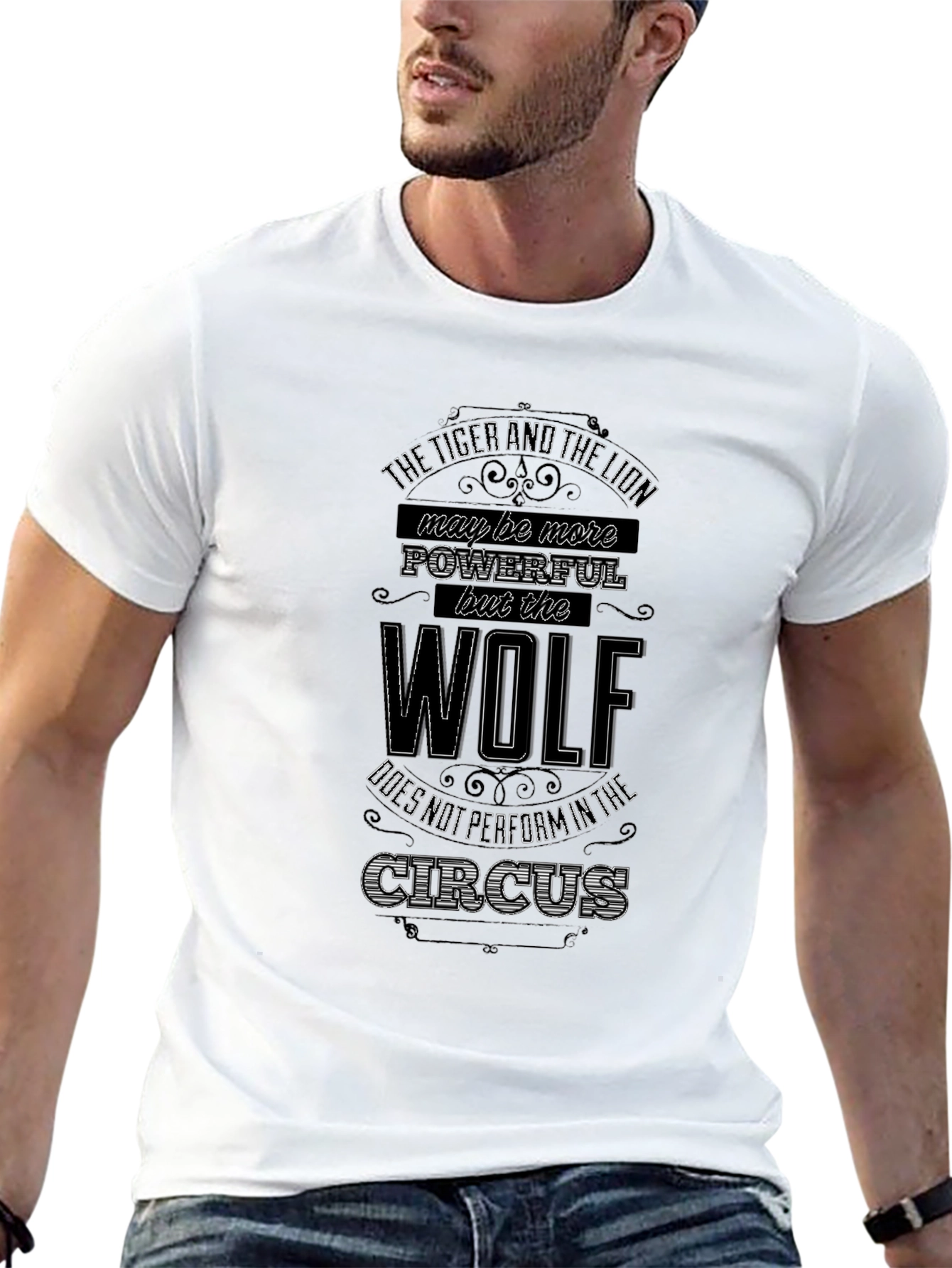 The Wolf T-Shirt - Motivational Graphic Tee