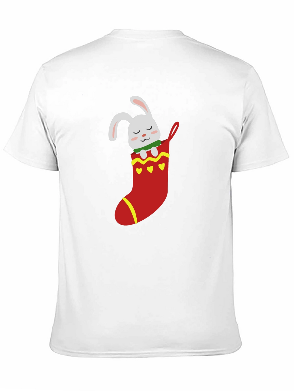 Bunny in Stocking Graphic T-Shirt