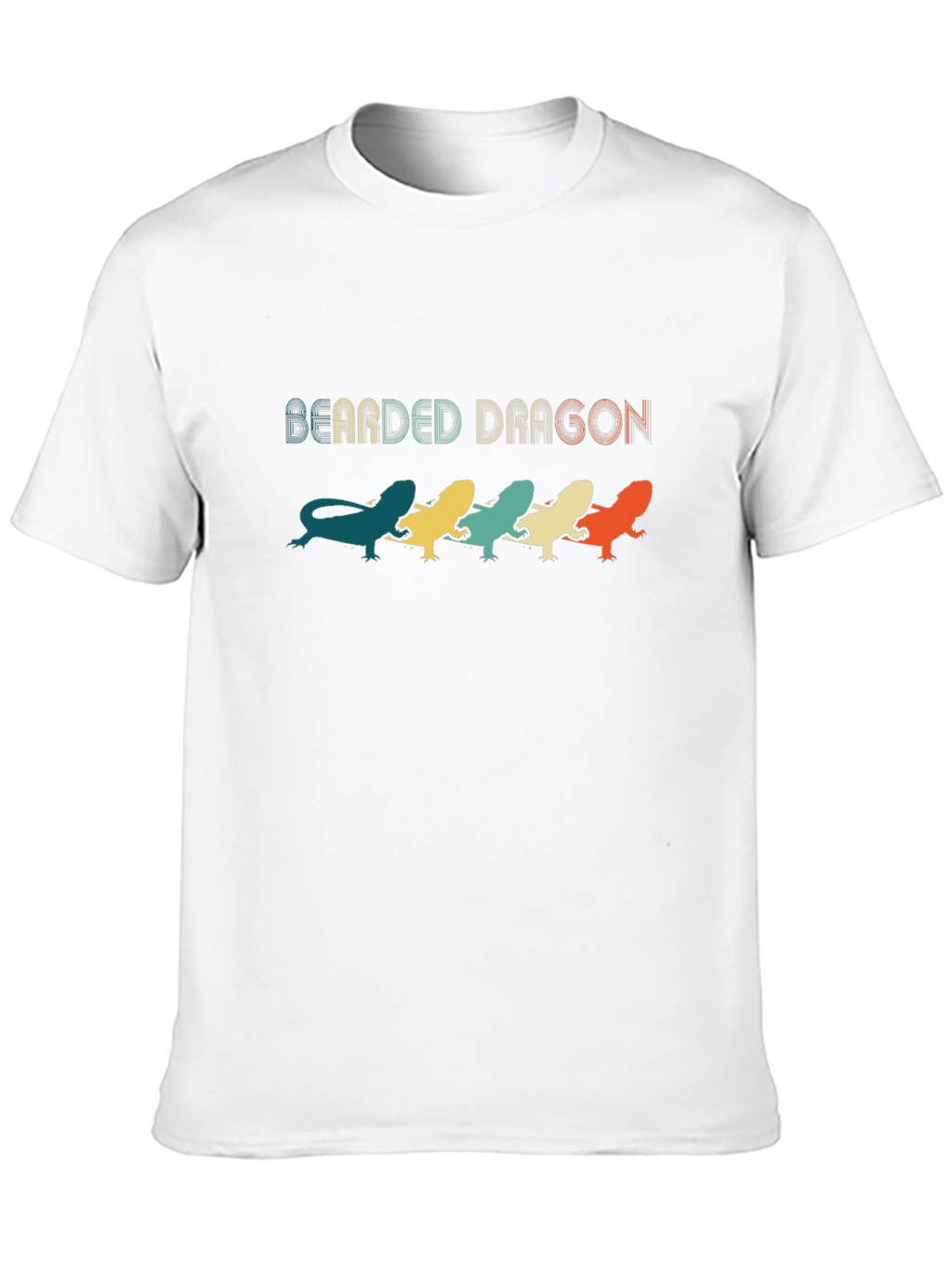 Retro Bearded Dragon T-Shirt - Cool Lizard Lover Tee