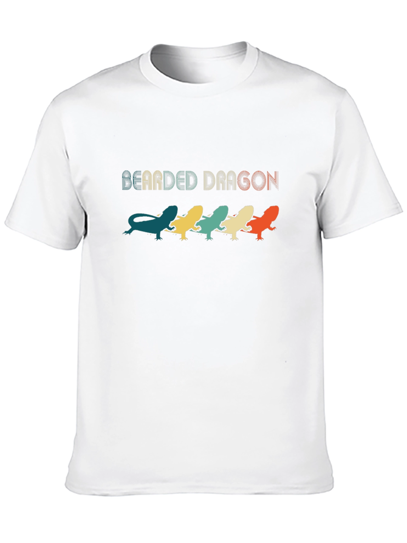 Retro Bearded Dragon T-Shirt - Cool Lizard Lover Tee