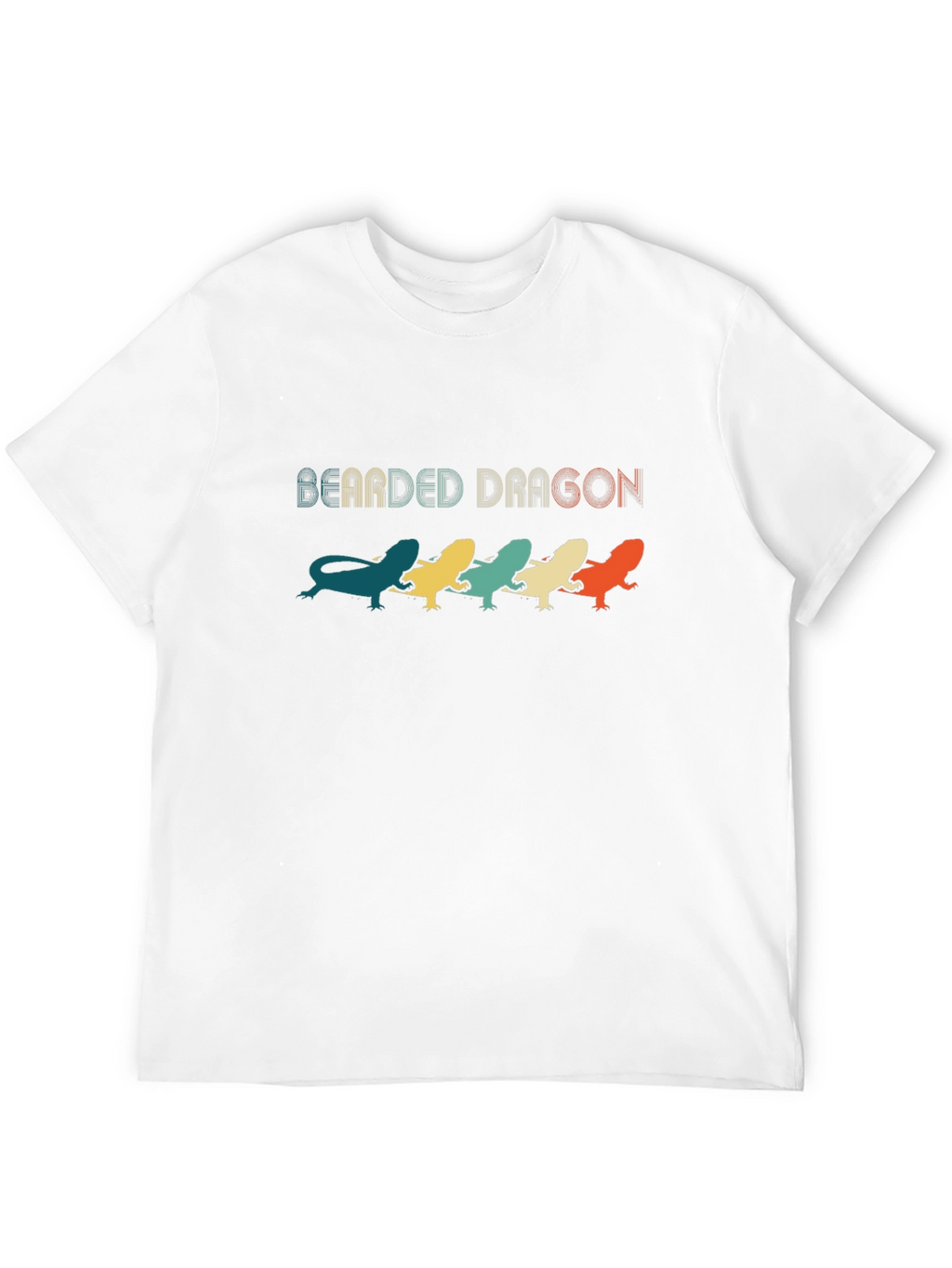 Retro Bearded Dragon T-Shirt - Cool Lizard Lover Tee