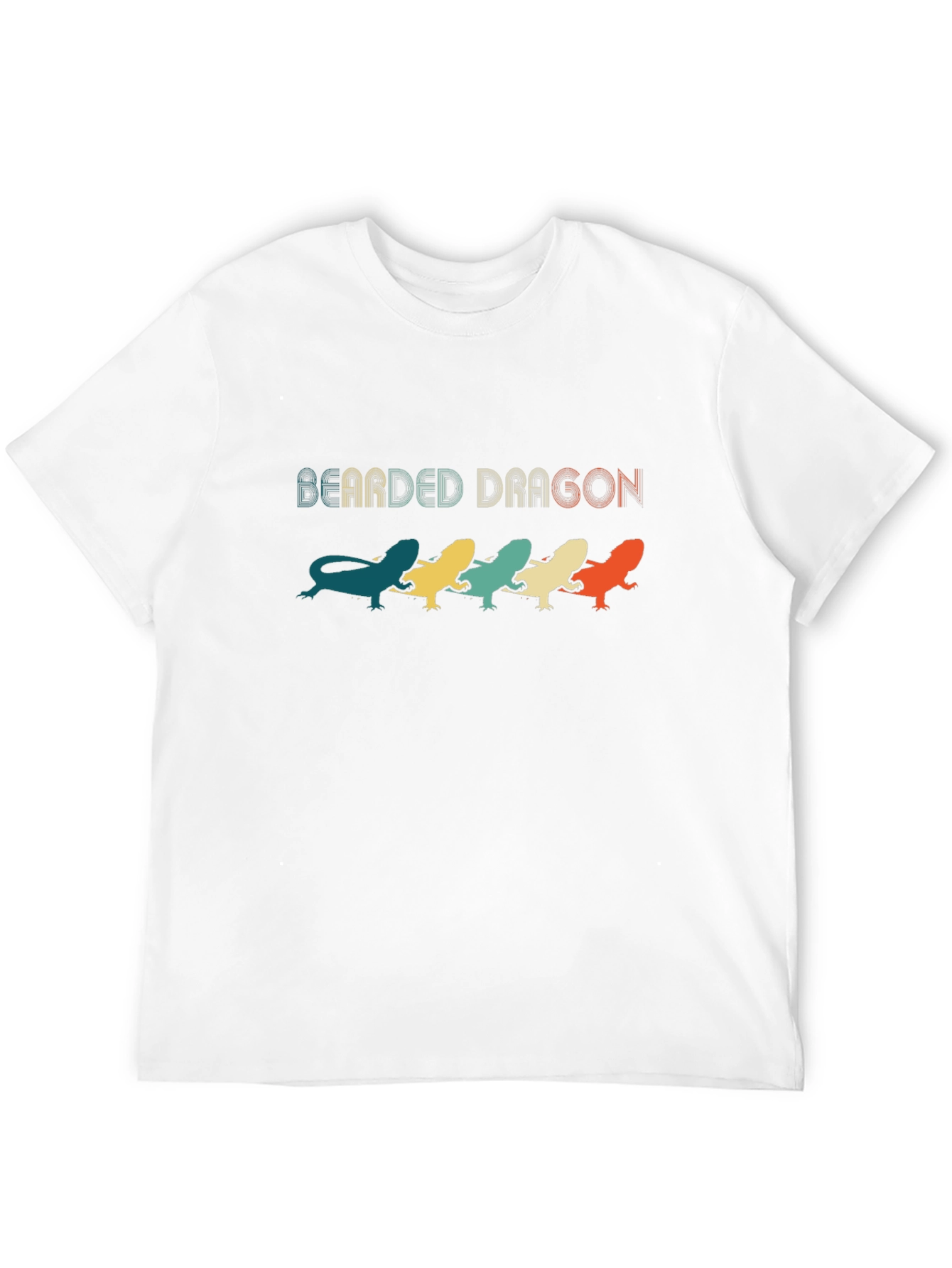 Retro Bearded Dragon T-Shirt - Cool Lizard Lover Tee