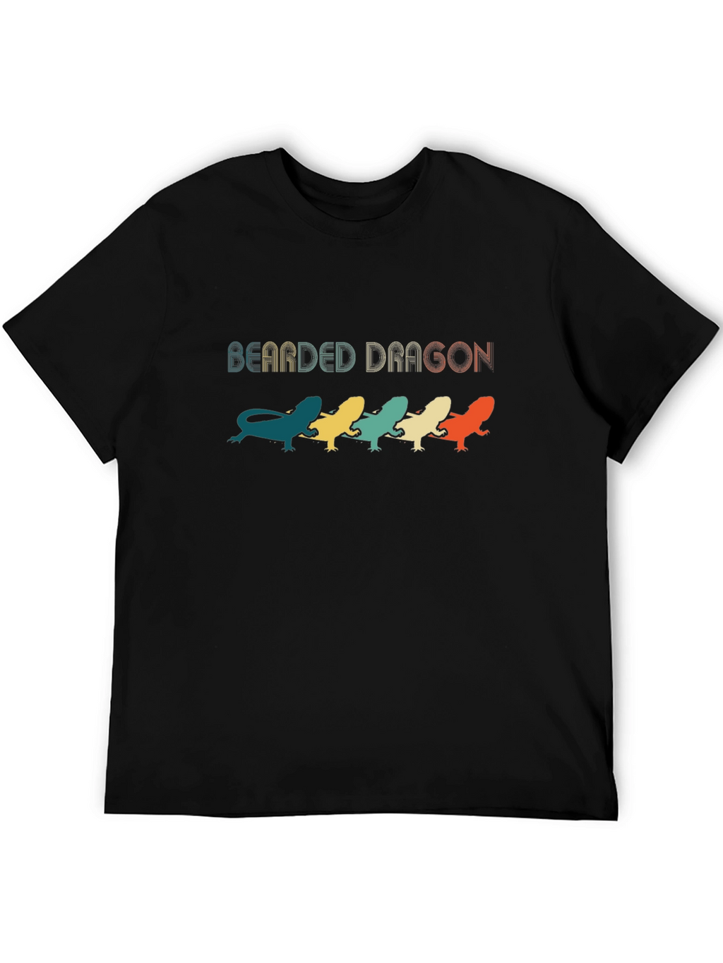 Retro Bearded Dragon T-Shirt - Cool Lizard Lover Tee