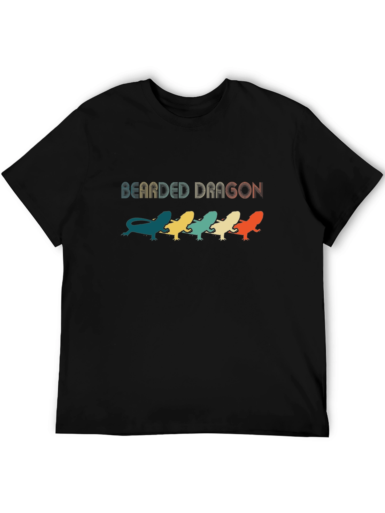 Retro Bearded Dragon T-Shirt - Cool Lizard Lover Tee