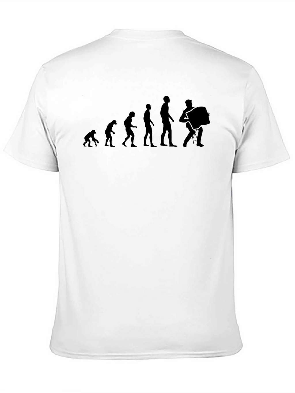 Accordion Evolution T-Shirt - Black