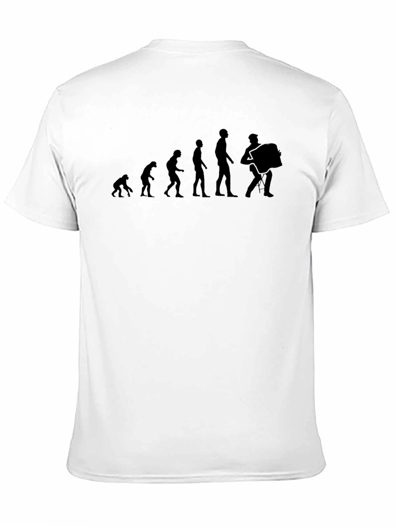 Accordion Evolution T-Shirt - Black