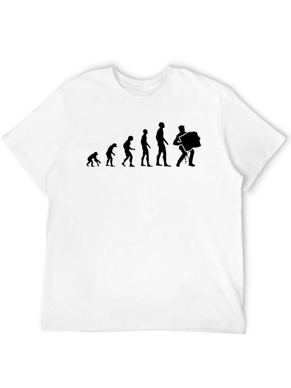 Accordion Evolution T-Shirt - Black