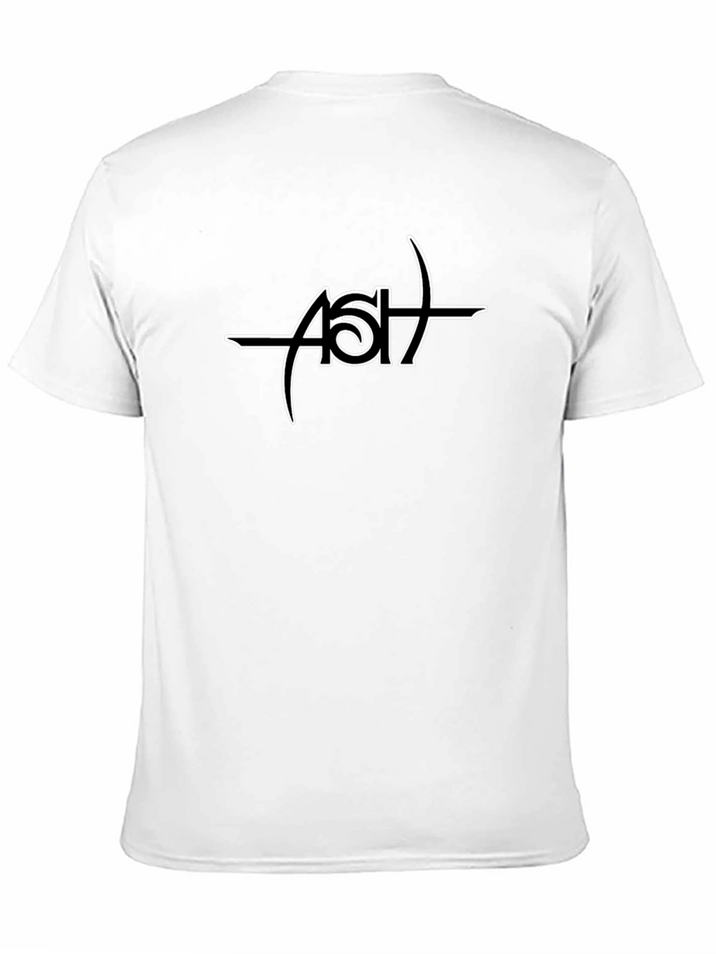 Black ASH Logo Graphic Tee - Casual Comfort