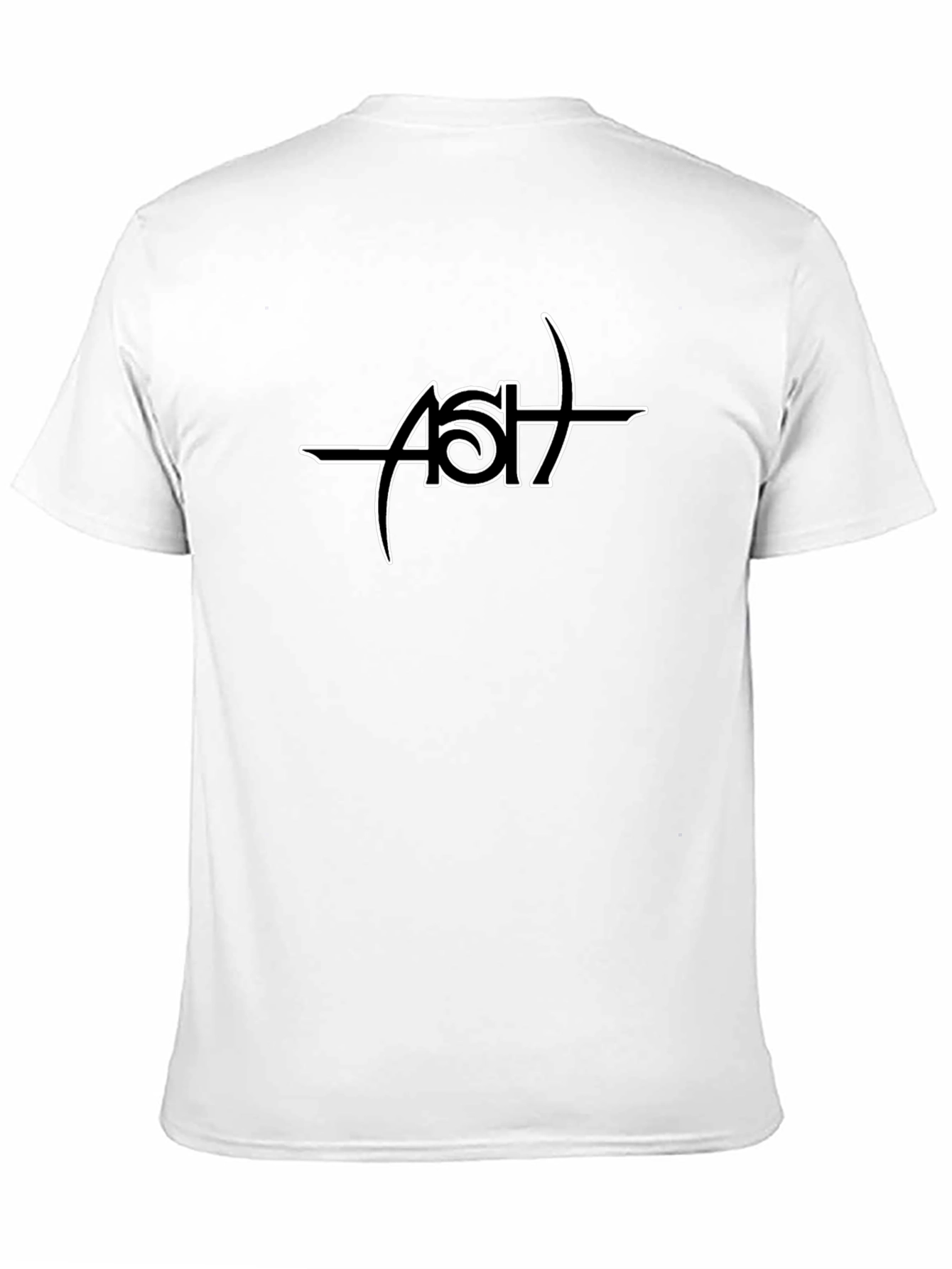 Black ASH Logo Graphic Tee - Casual Comfort