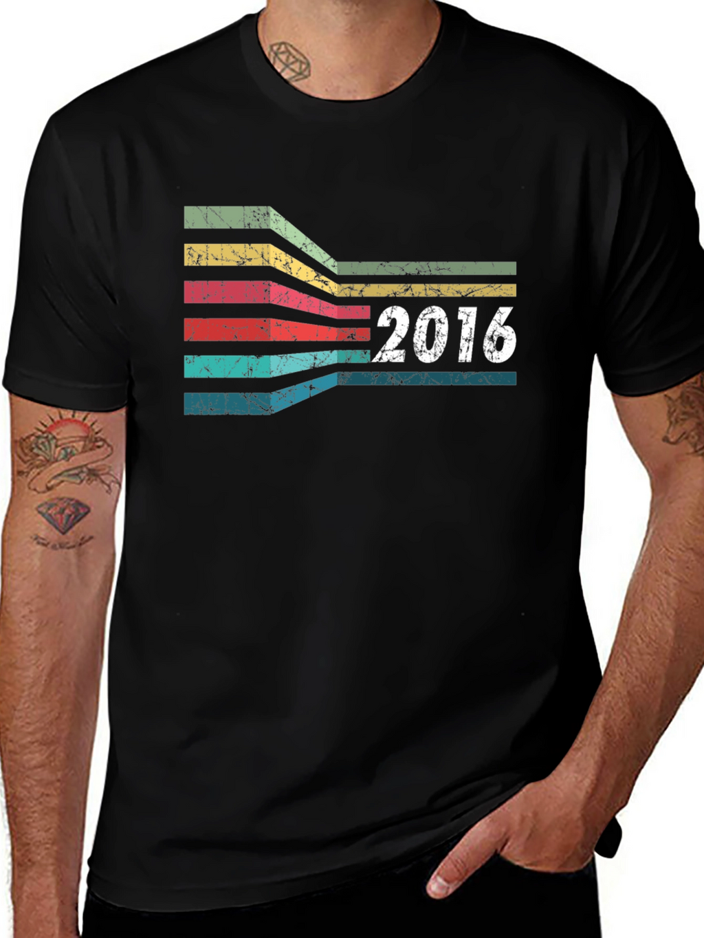Retro 2016 Graphic T-Shirt