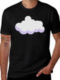 Cloud Graphic Black T-Shirt