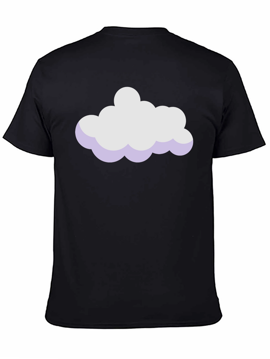 Cloud Graphic Black T-Shirt