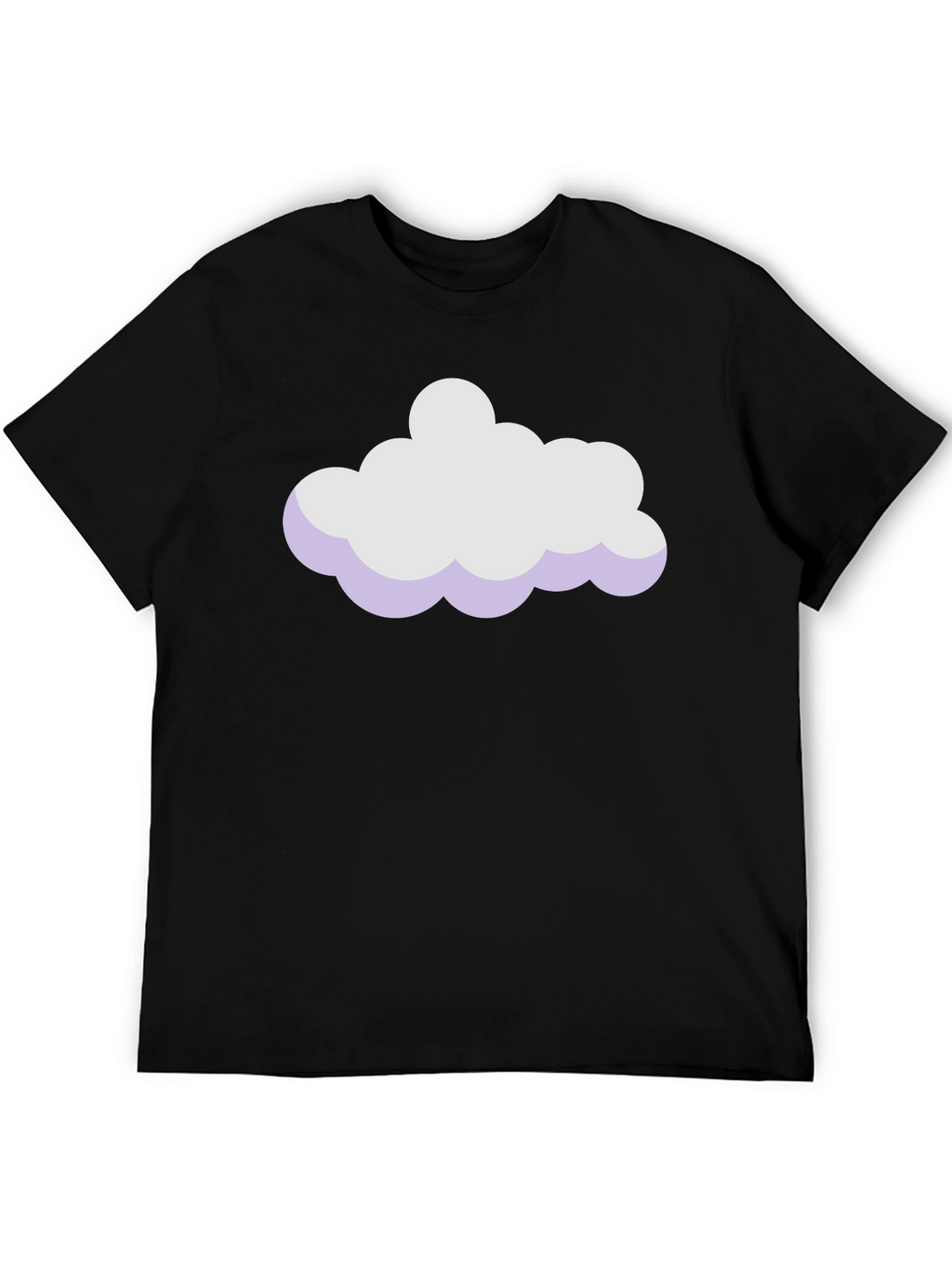 Cloud Graphic Black T-Shirt