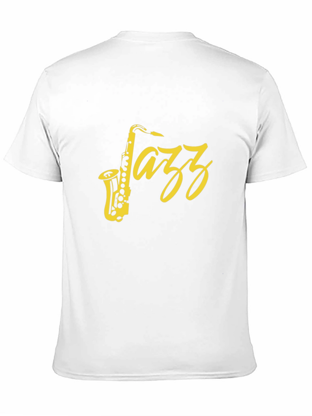 Black Jazz Saxophone Graphic T-Shirt