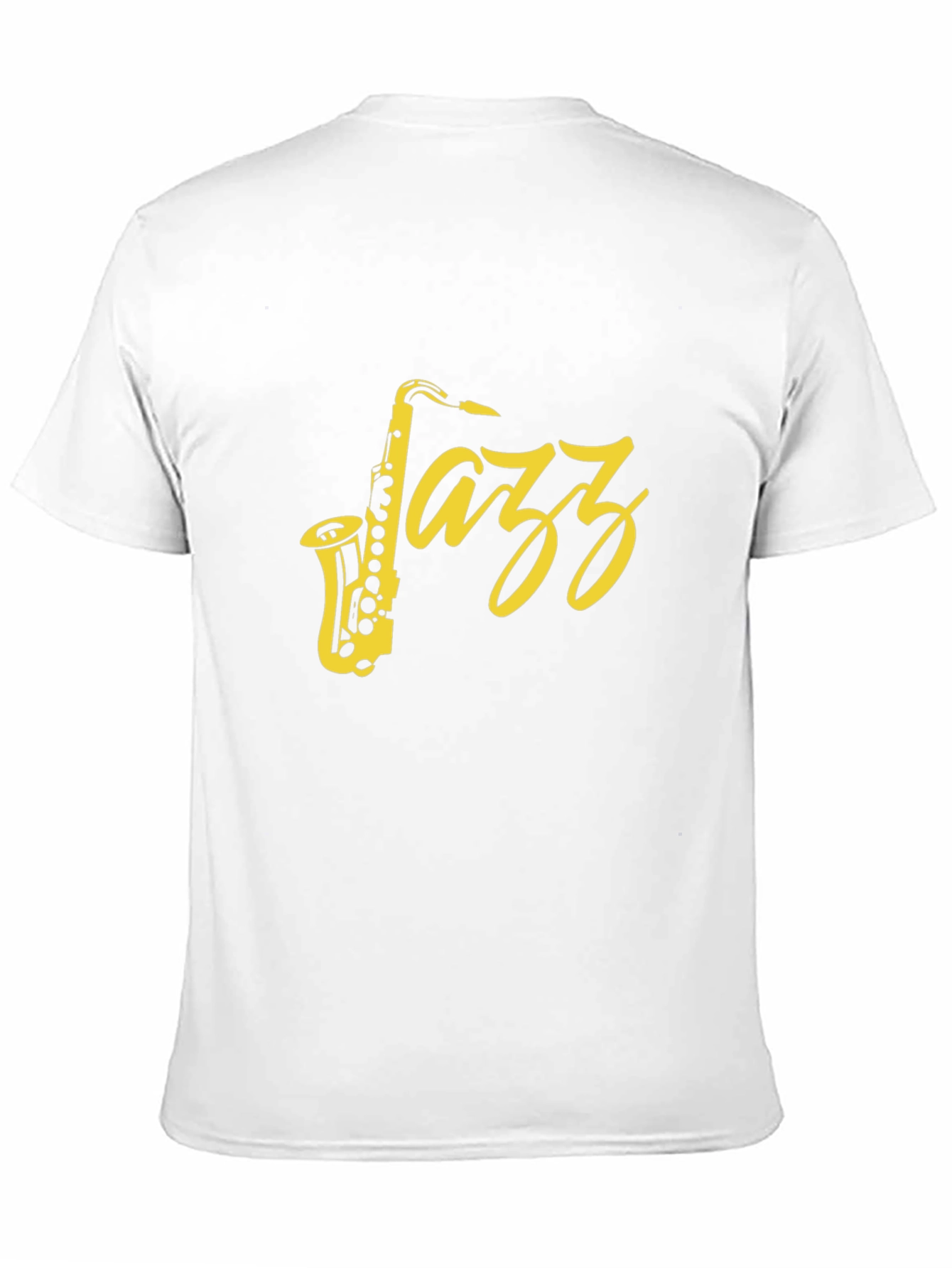 Black Jazz Saxophone Graphic T-Shirt