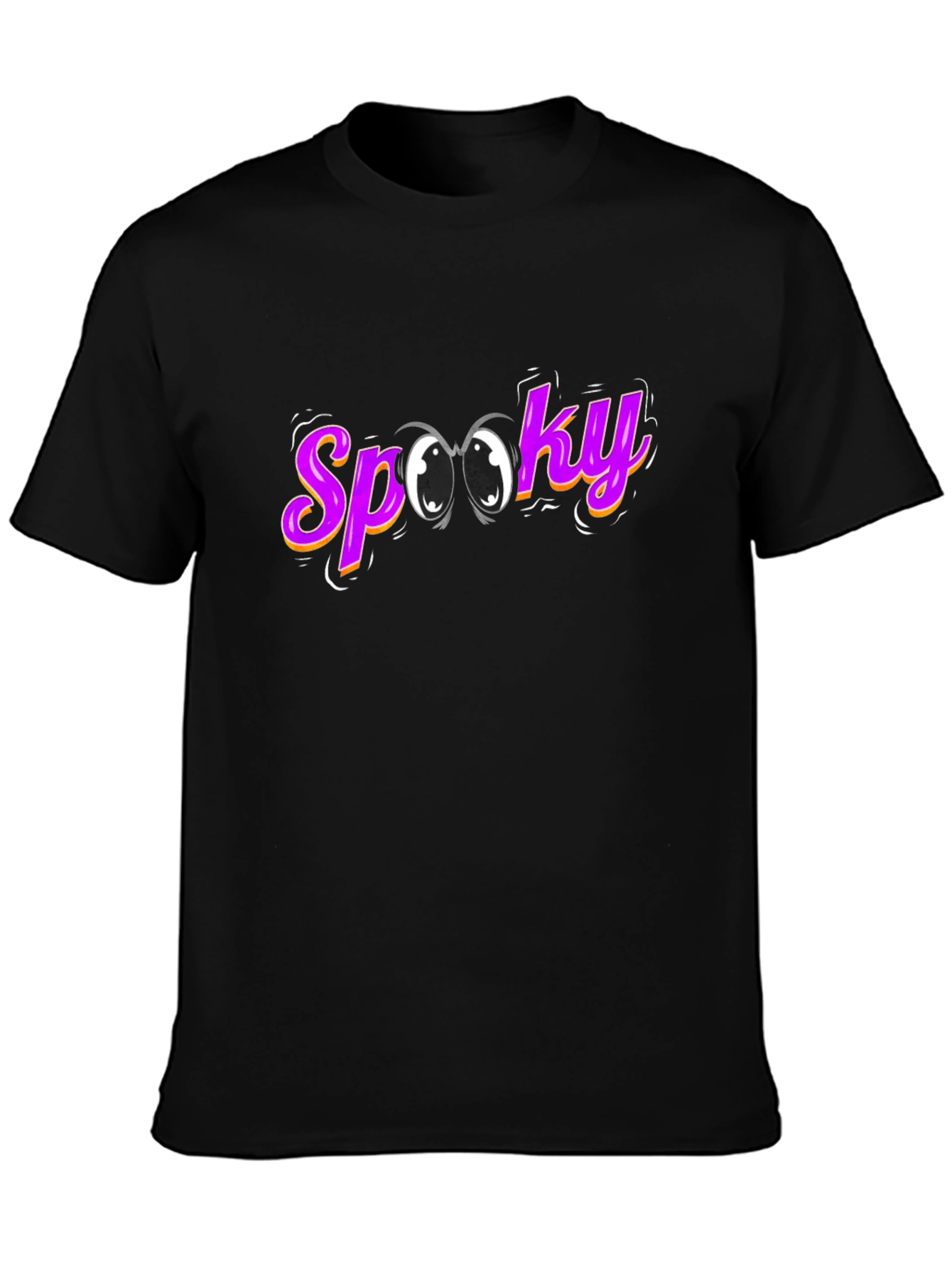 Spooky Eyes Graphic Tee - Halloween Style!