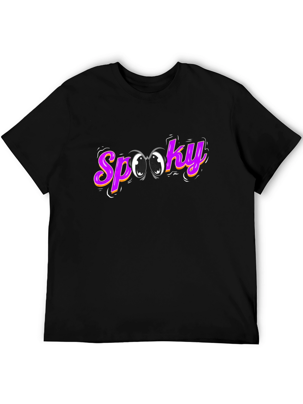 Spooky Eyes Graphic Tee - Halloween Style!