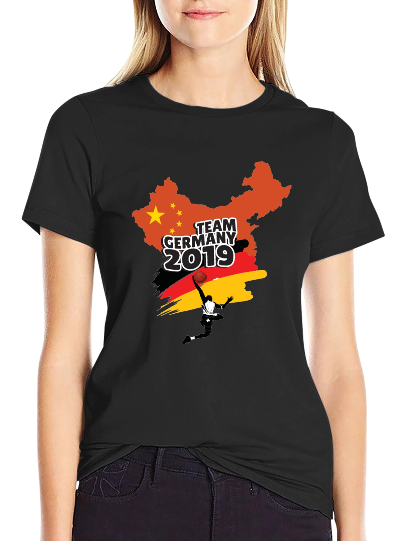 Team Germany 2019 Basketball Graphic T-Shirt