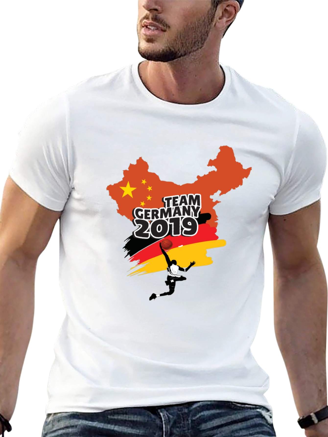 Team Germany 2019 Basketball Graphic T-Shirt