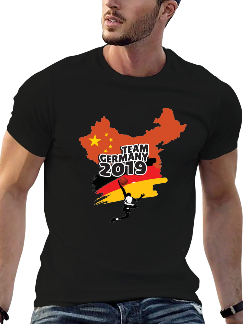Team Germany 2019 Basketball Graphic T-Shirt