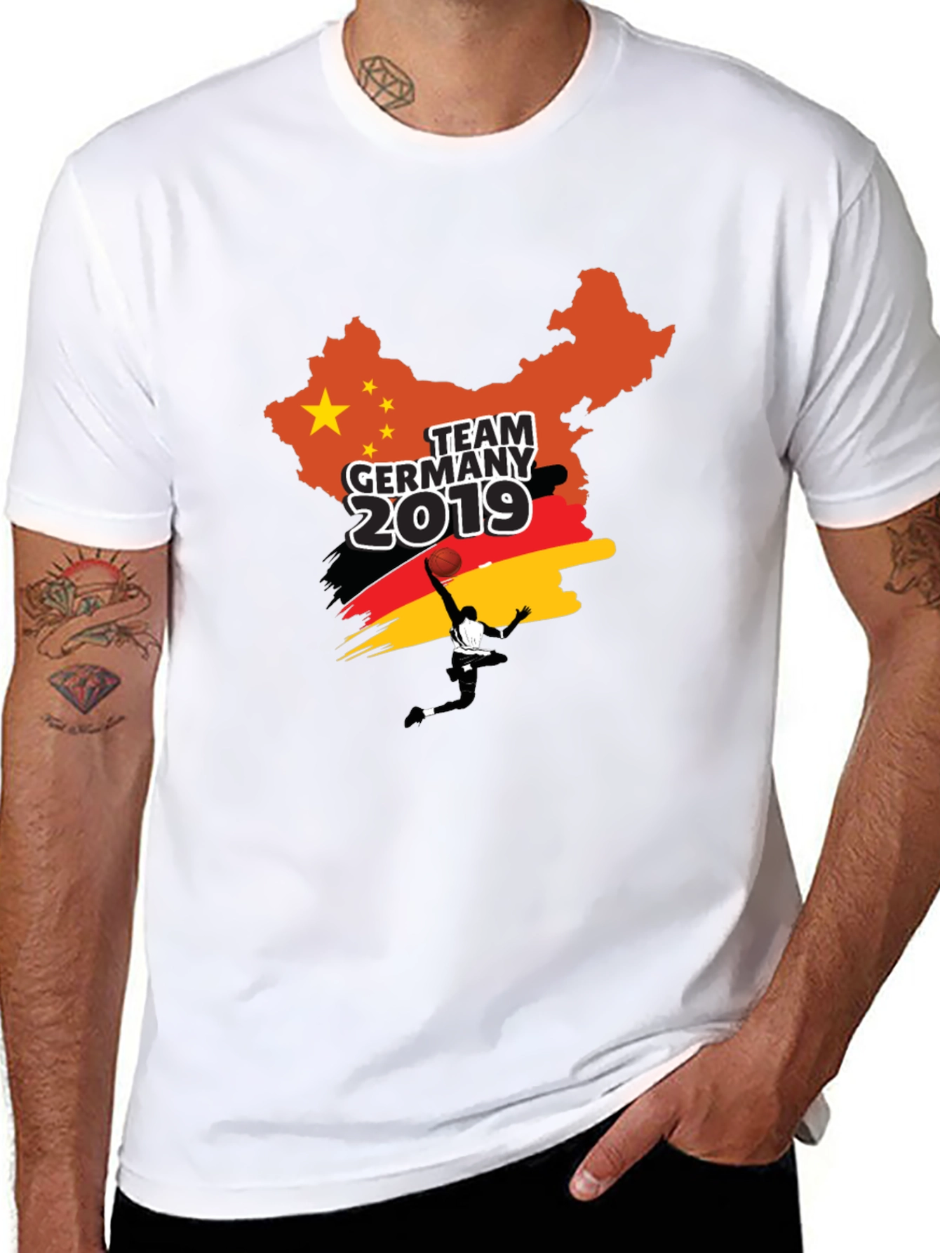 Team Germany 2019 Basketball Graphic T-Shirt