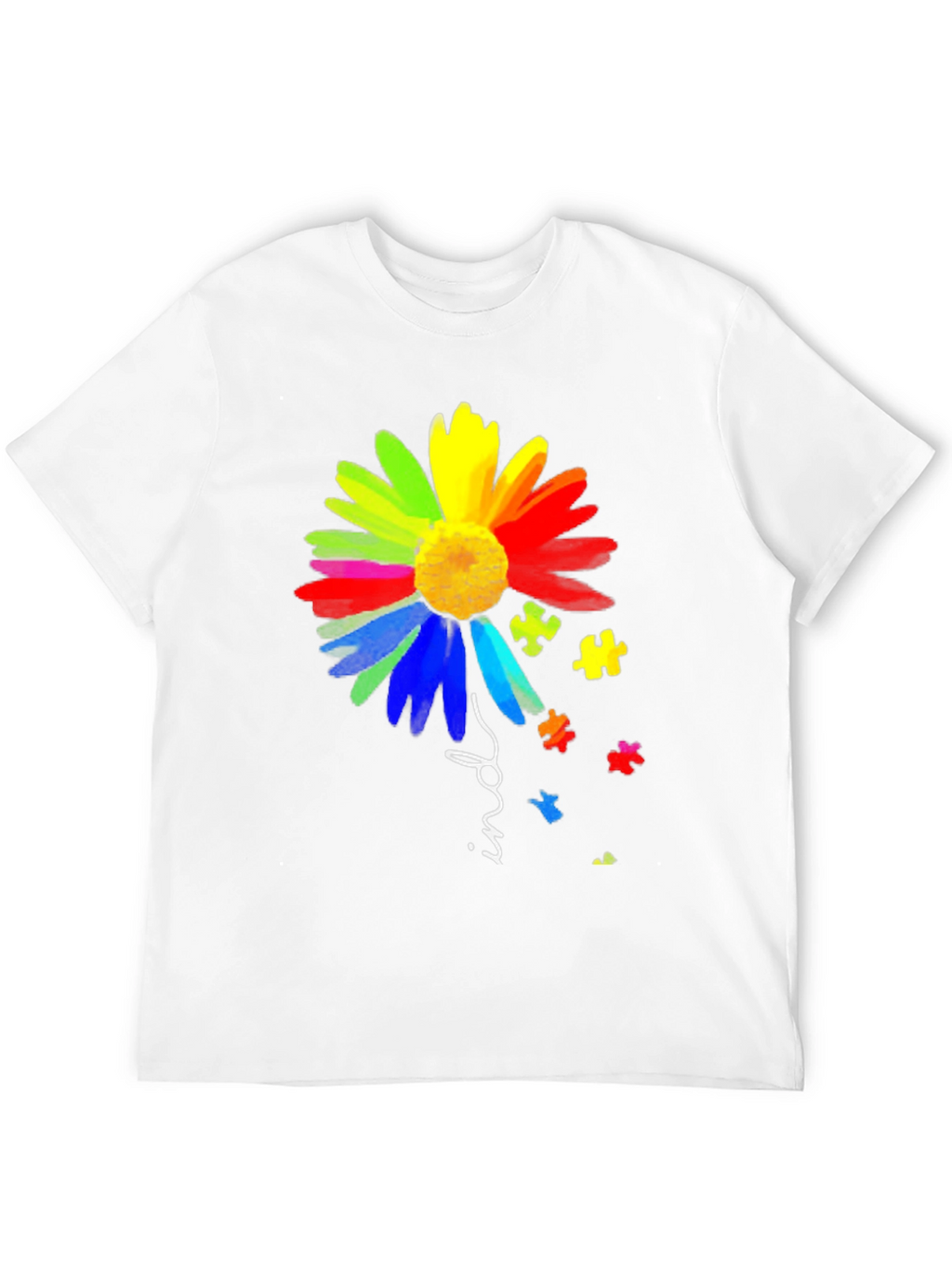 Autism Awareness Kind Flower Graphic Tee