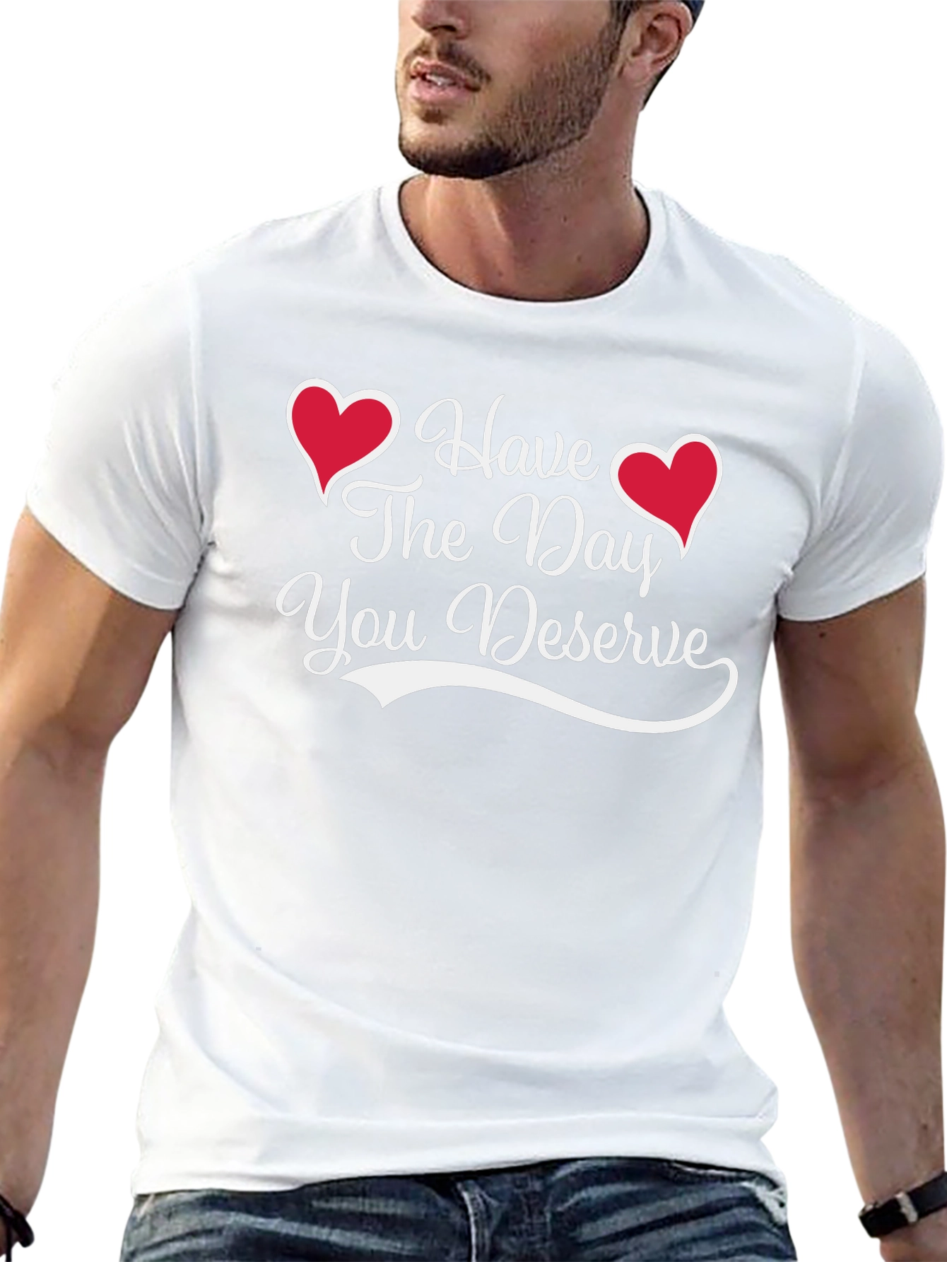 Have The Day You Deserve Black Tee