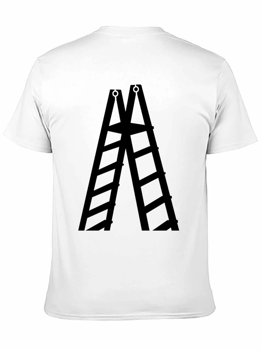 Ladder Graphic Tee - Solid Black
