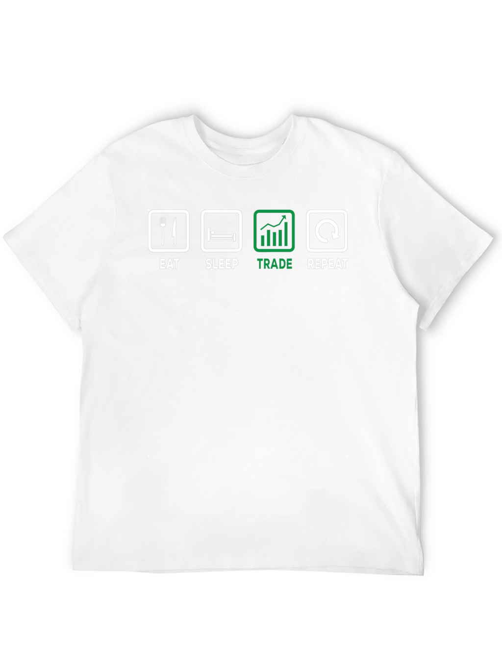 Eat Sleep Trade Repeat Black T-Shirt