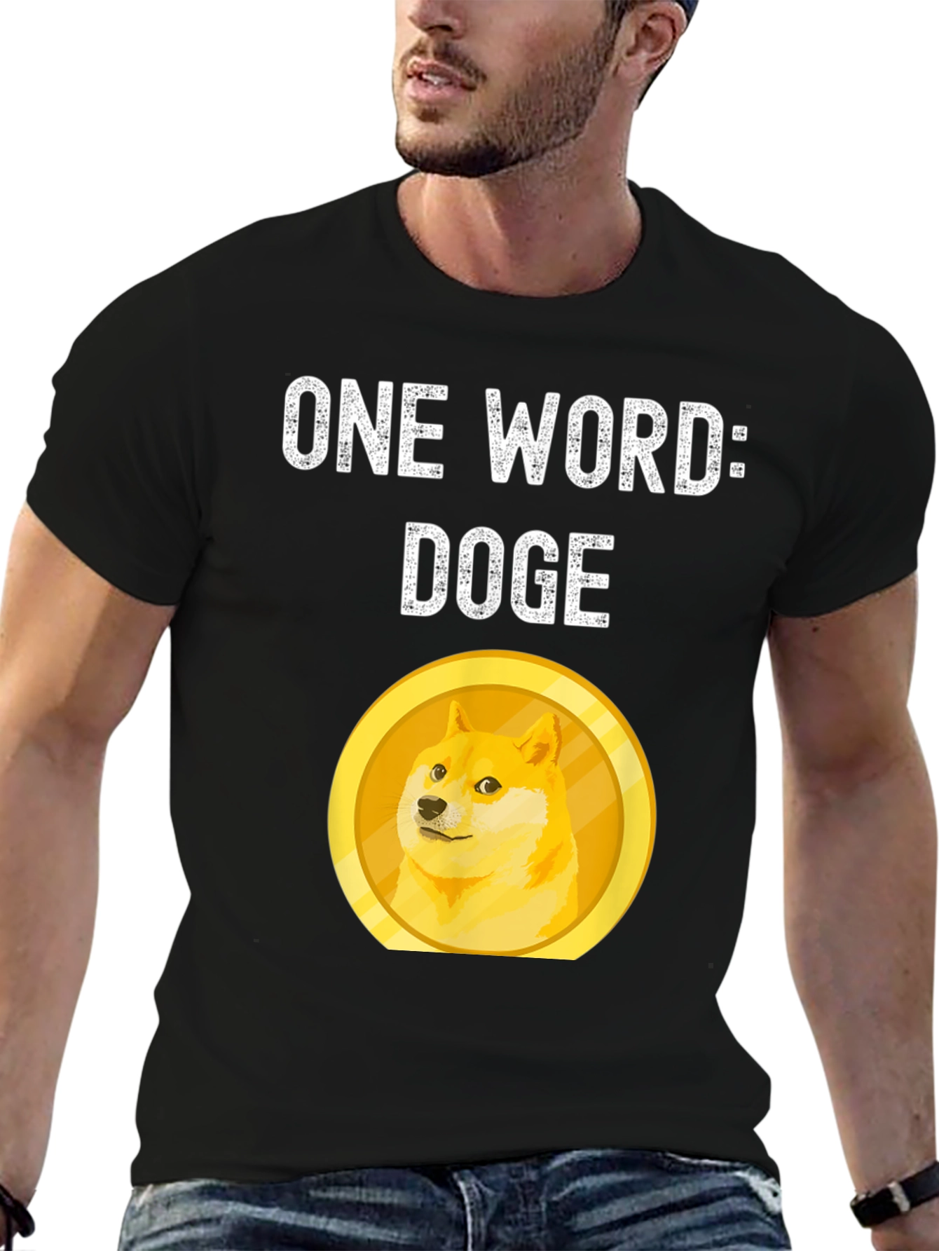 Doge Coin Crypto Meme Graphic T-Shirt