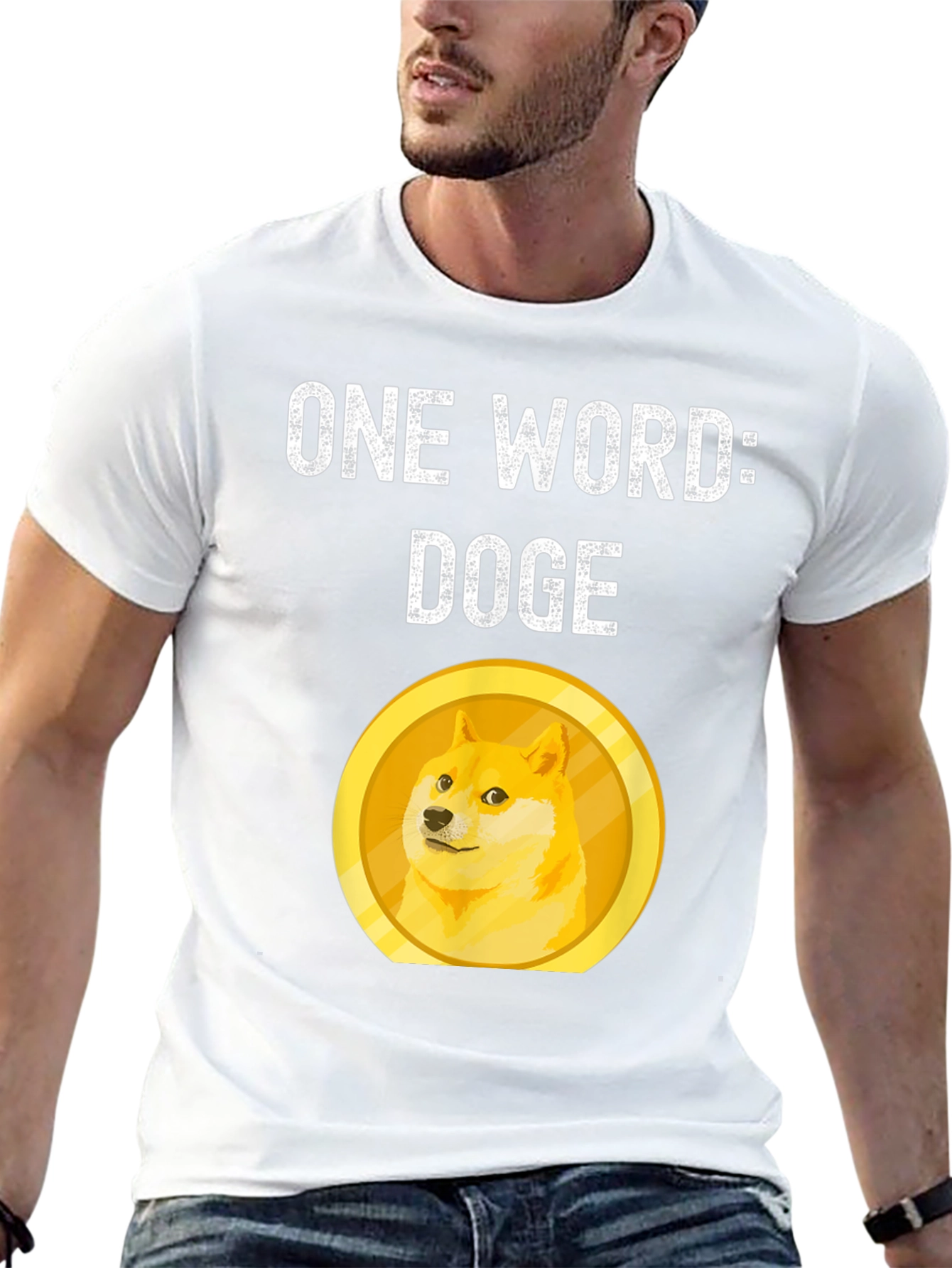 Doge Coin Crypto Meme Graphic T-Shirt