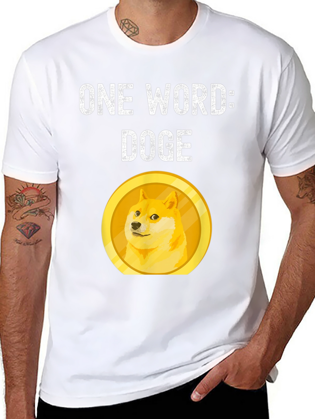 Doge Coin Crypto Meme Graphic T-Shirt