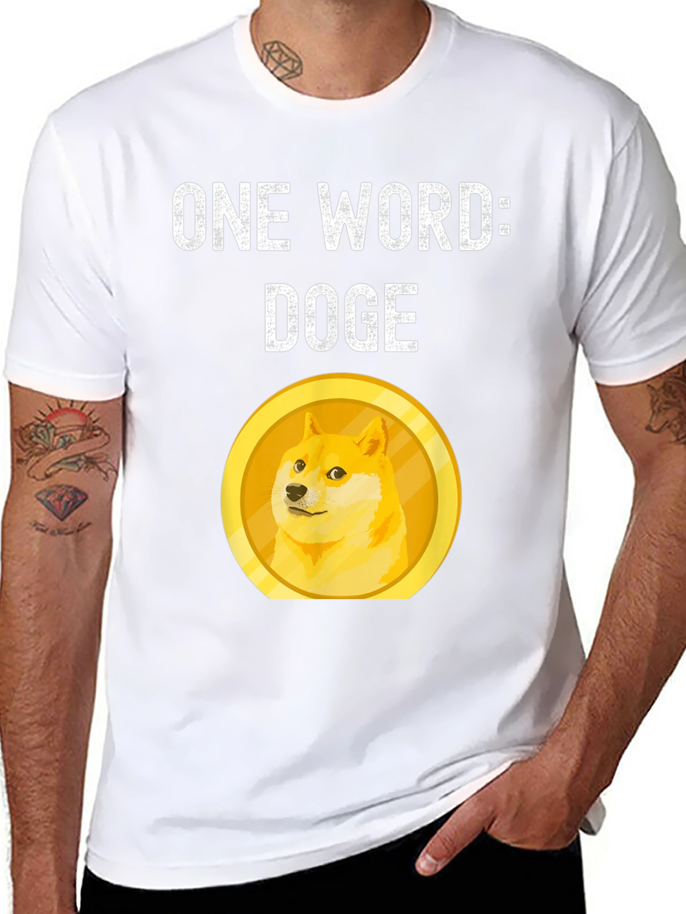 Doge Coin Crypto Meme Graphic T-Shirt