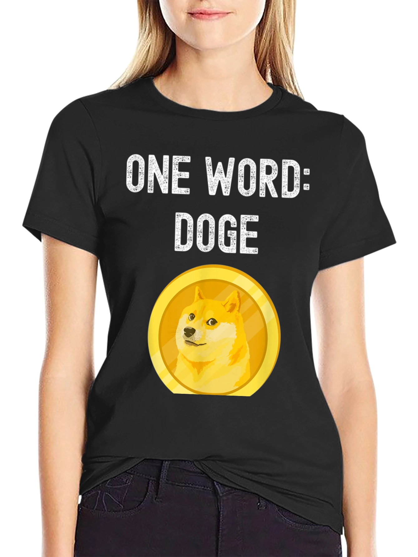 Doge Coin Crypto Meme Graphic T-Shirt