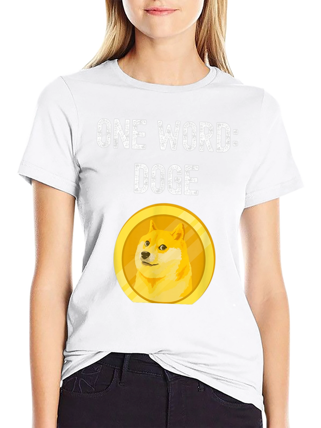 Doge Coin Crypto Meme Graphic T-Shirt