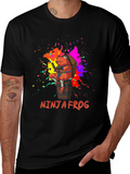 Ninja Frog Graphic T-Shirt