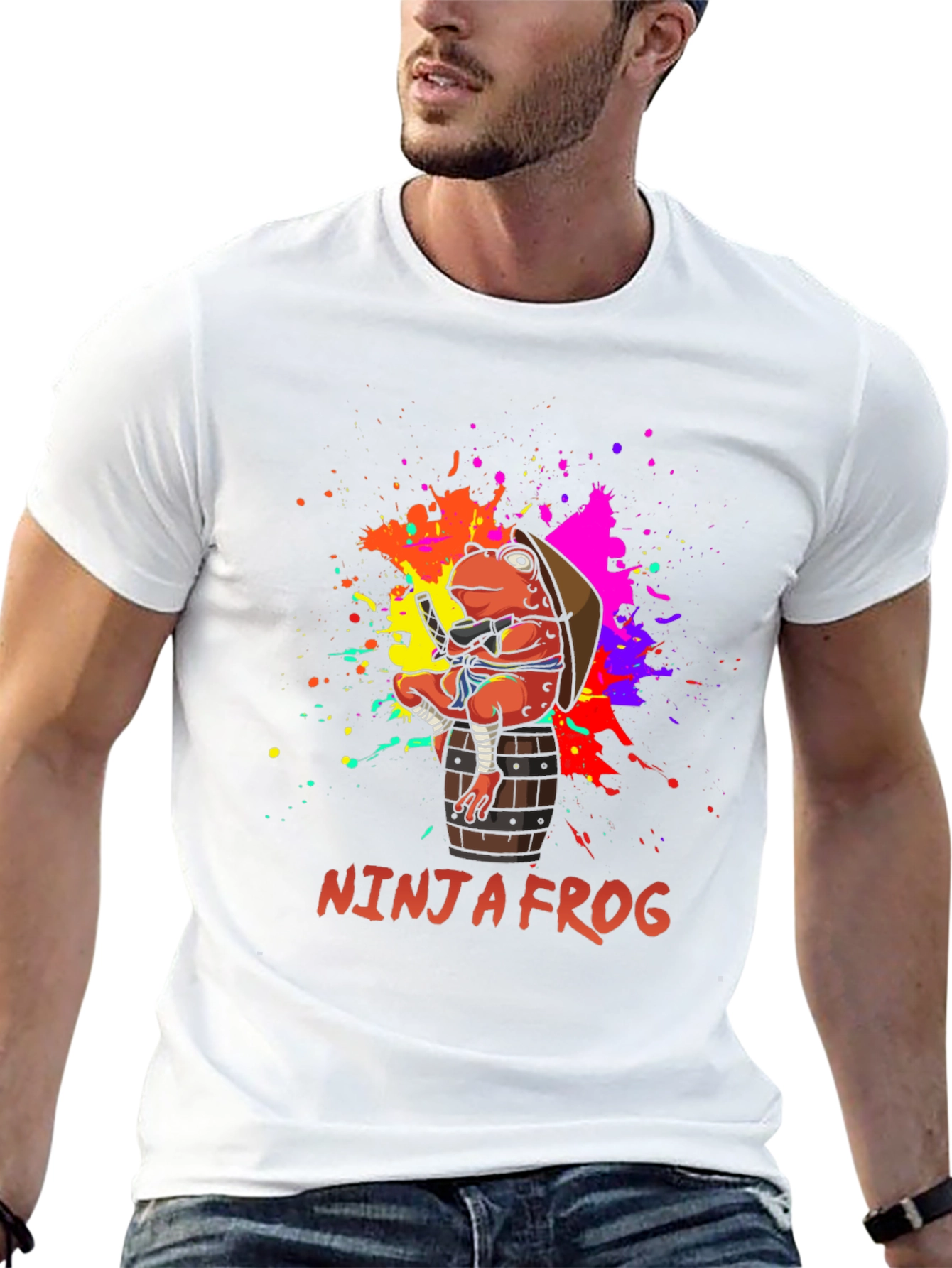 Ninja Frog Graphic T-Shirt