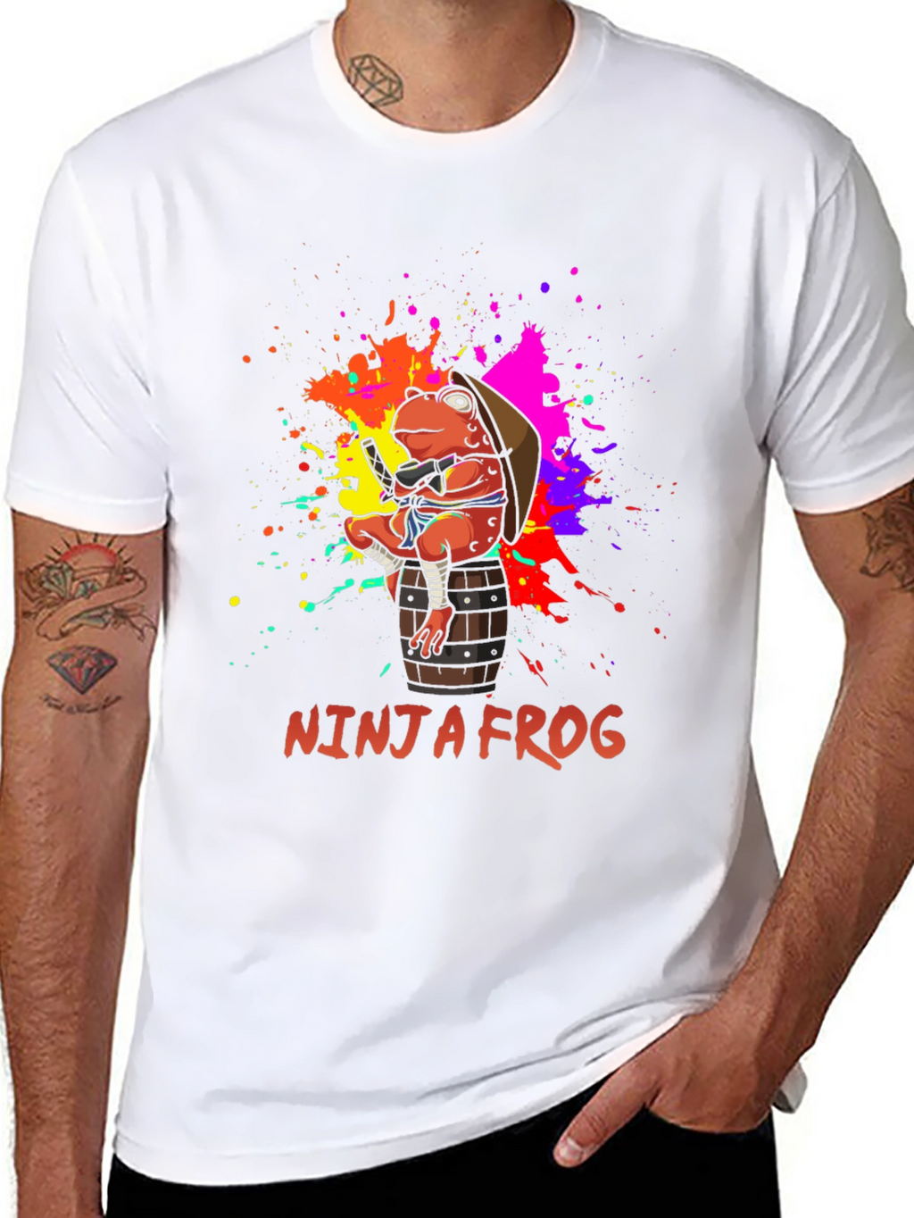 Ninja Frog Graphic T-Shirt