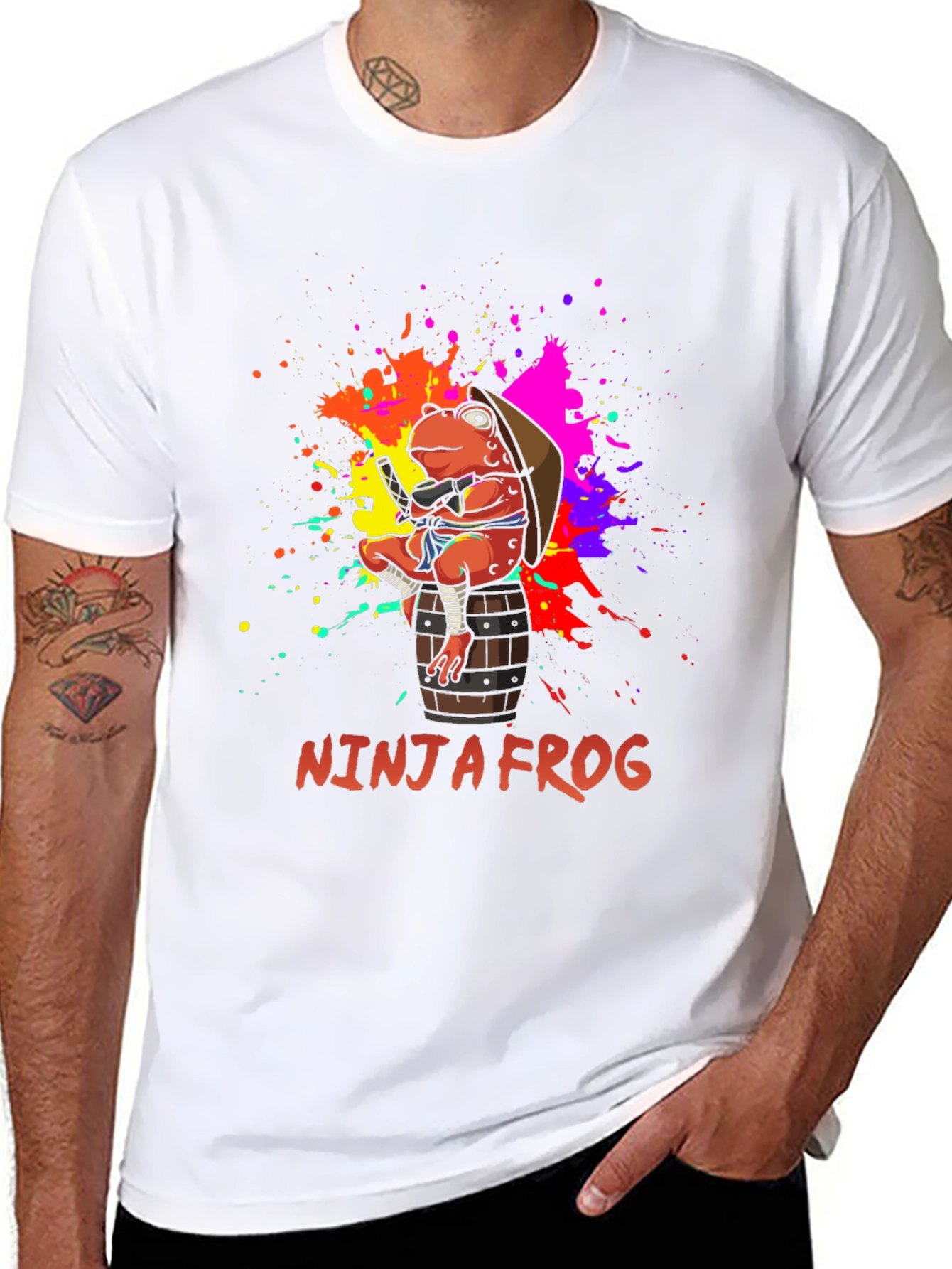 Ninja Frog Graphic T-Shirt