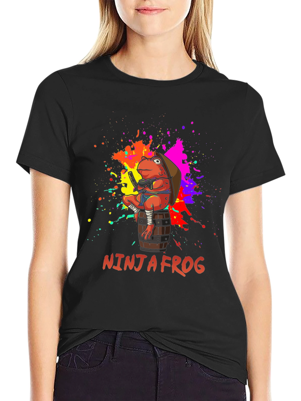 Ninja Frog Graphic T-Shirt