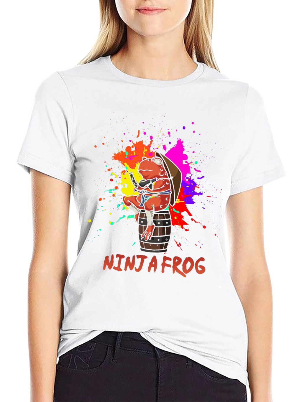 Ninja Frog Graphic T-Shirt