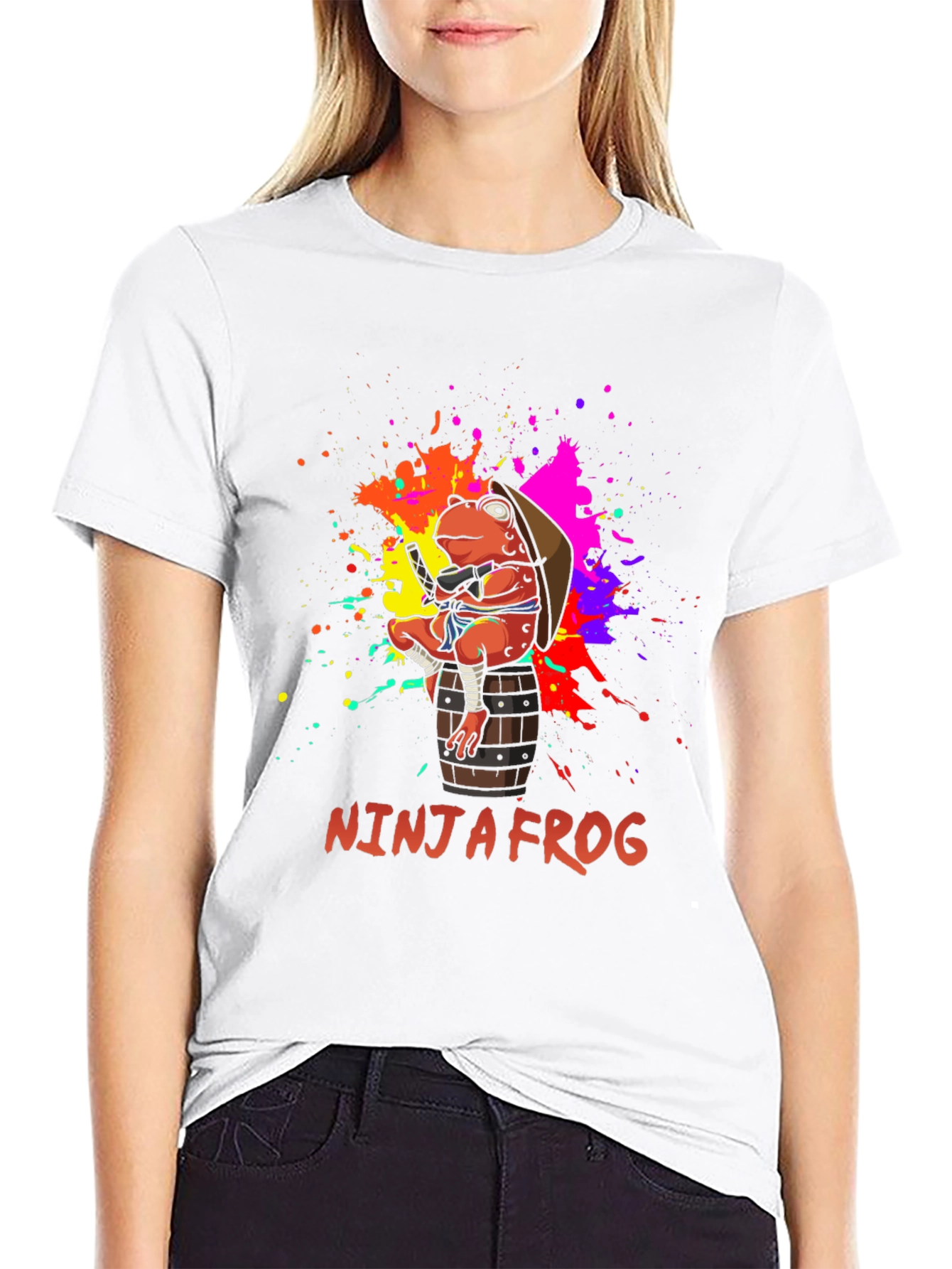 Ninja Frog Graphic T-Shirt