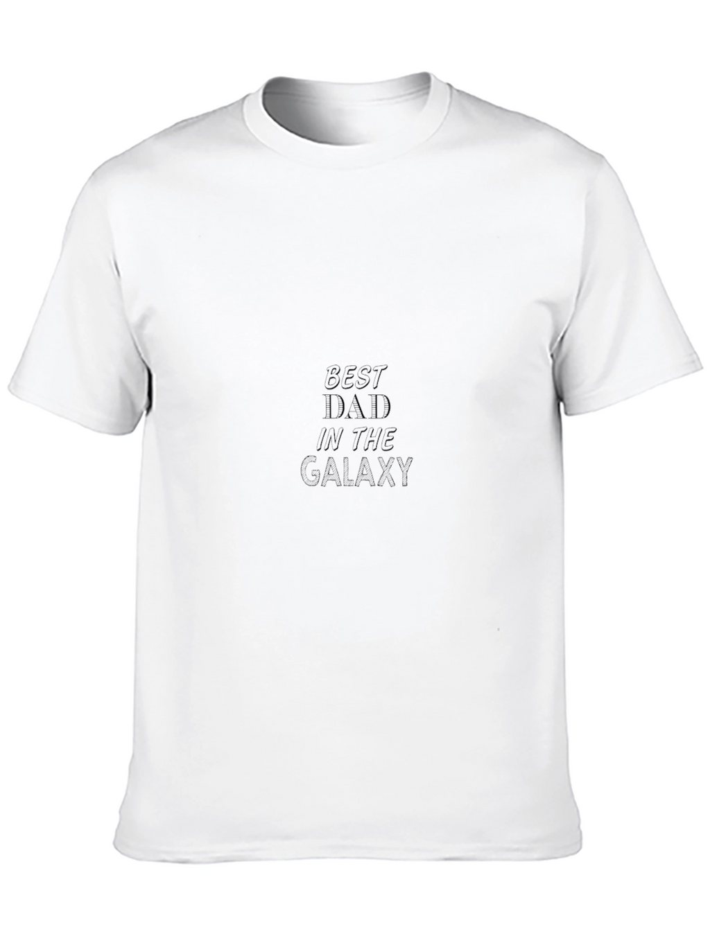 Best Dad in the Galaxy Black T-Shirt